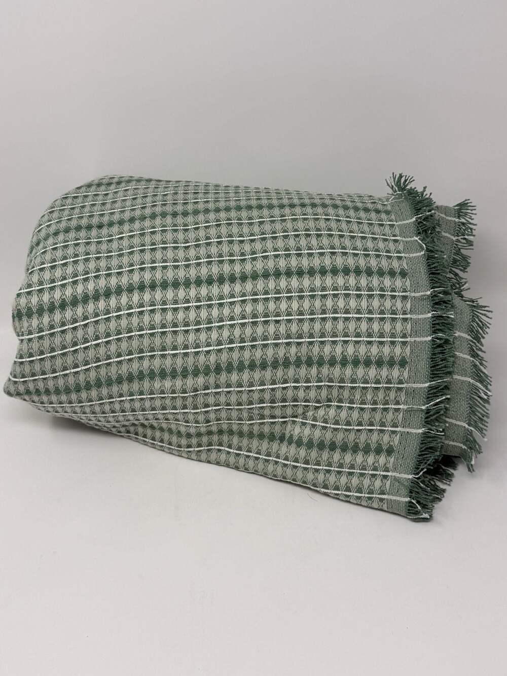 Hearth & Hand With Magnolia Checkered Knit Throw Blanket